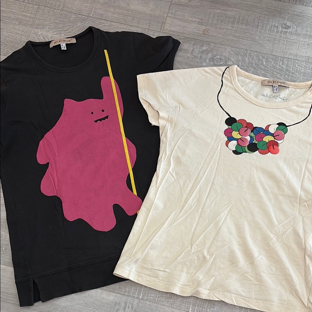 2 T-shirts See by Chloe